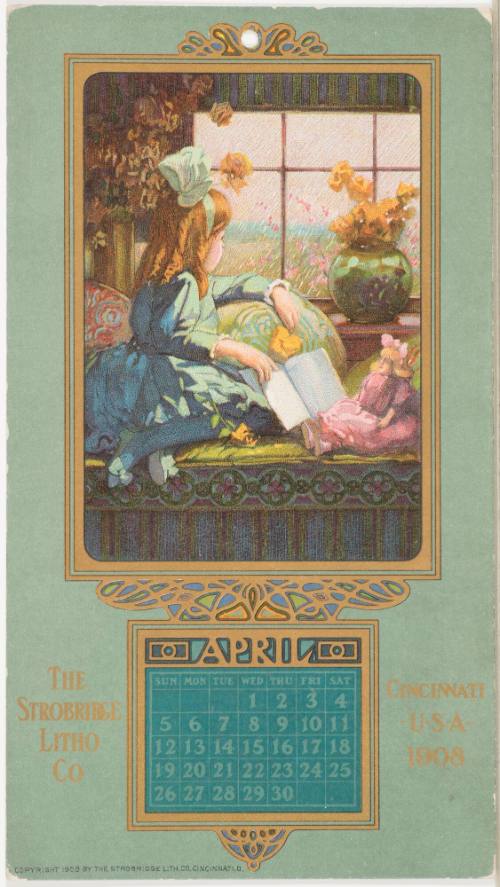Calendar Card / April 1908