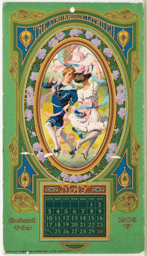 Calendar Card / May 1908