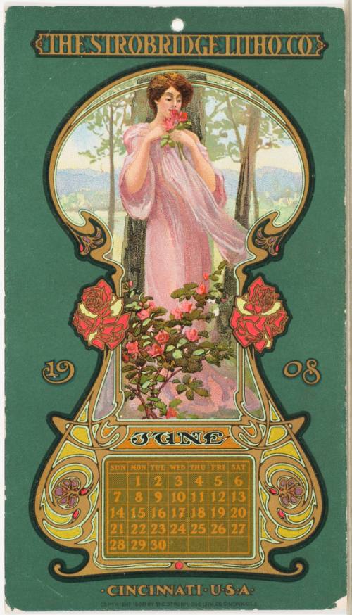 Calendar Card / June 1908