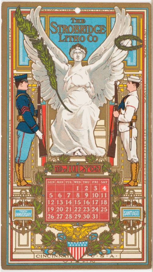 Calendar Card / July 1908
