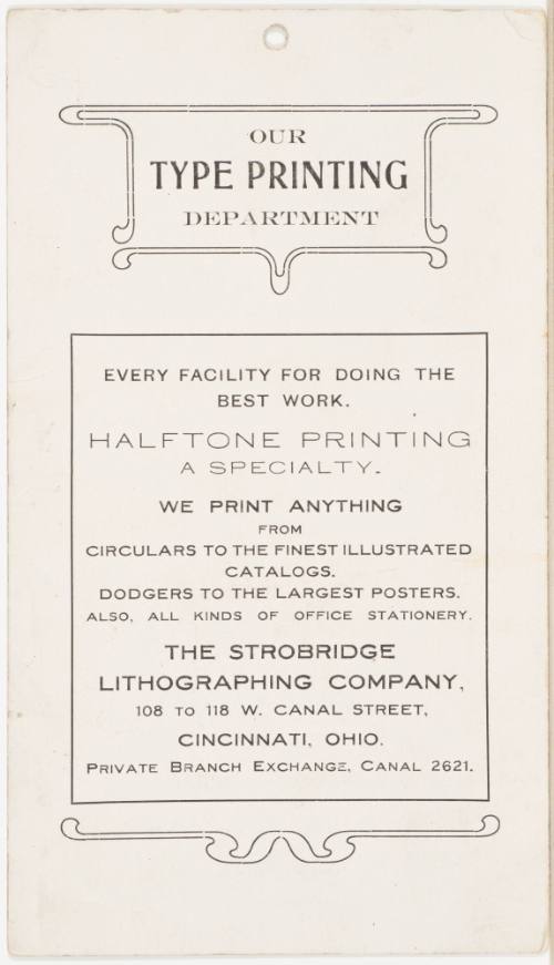 Calendar Card / July 1908