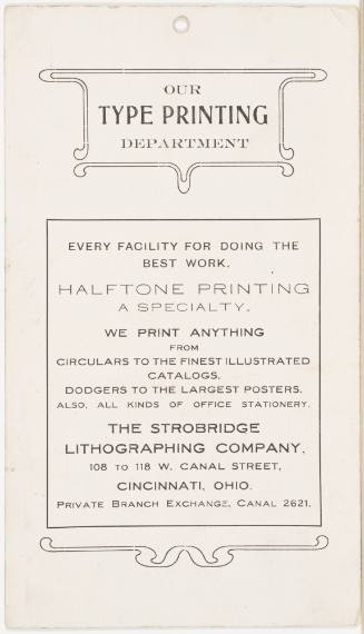 Calendar Card / July 1908