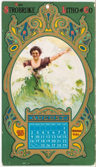 Calendar Card / August 1908