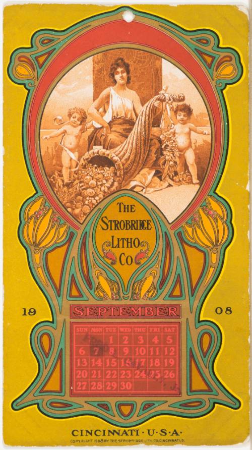 Calendar Card / September 1908