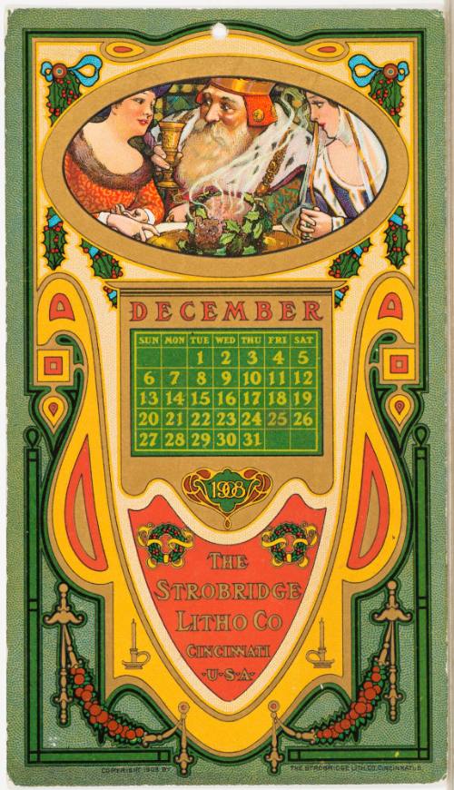 Calendar Card / December 1908