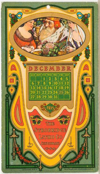 Calendar Card / December 1908