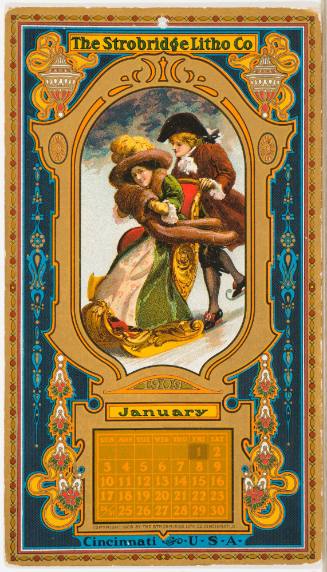 Calendar Card / January 1909