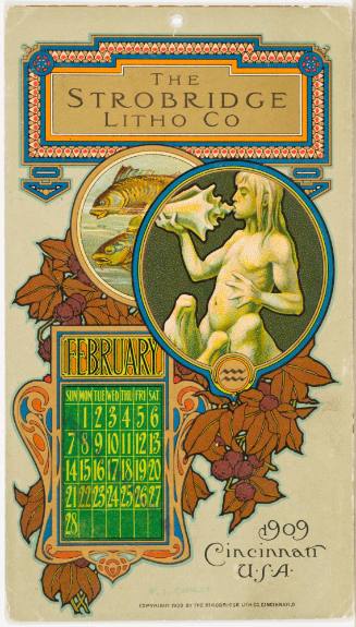 Calendar Card / February 1909