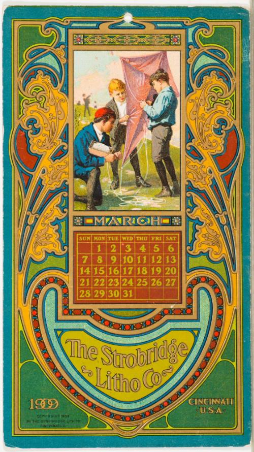 Calendar Card / March 1909