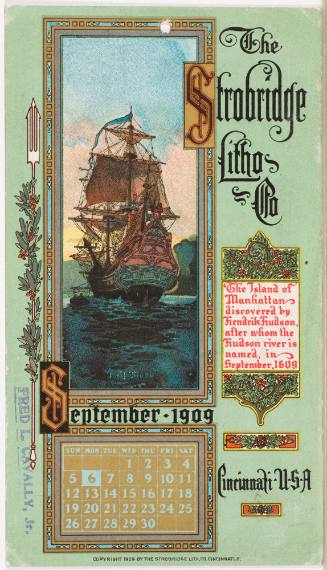 Calendar Card / September 1909
