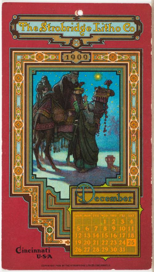 Calendar Card / December 1909