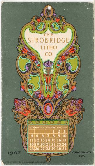 Calendar Card / August 1907