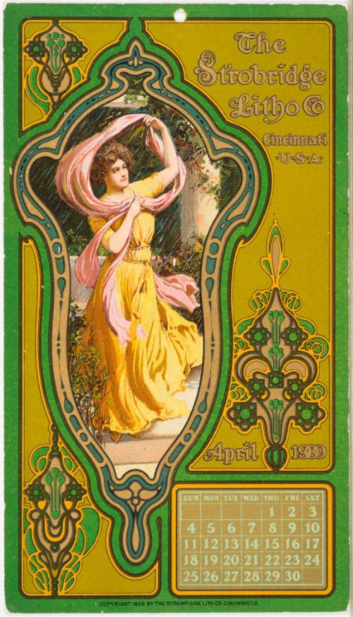 Calendar Card / April 1909