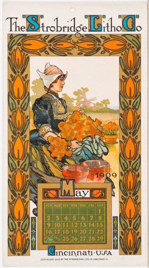 Calendar Card / May 1909