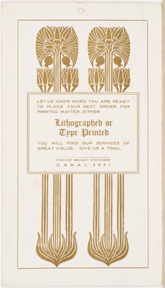 Calendar Card / June 1909