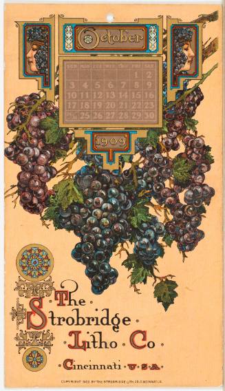 Calendar Card / October 1909