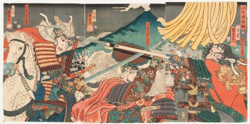 The Battle of Kawanakajima (Kawanakajima kassen)