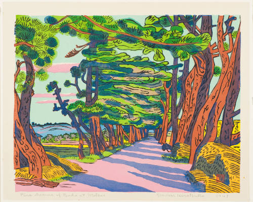Pine Avenue of Tsuda at Matsue