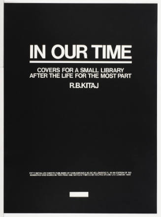 In Our Time: Covers for a Small Library after the Life for the Most Part
