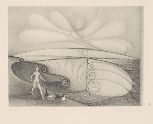 The Girls and I on the Beach at Sunset