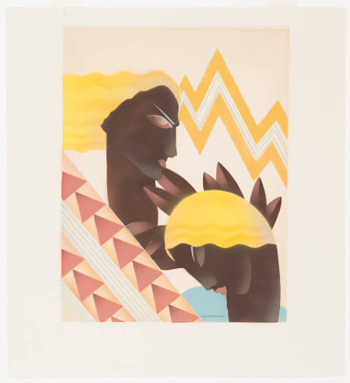 Two Women with Decoration