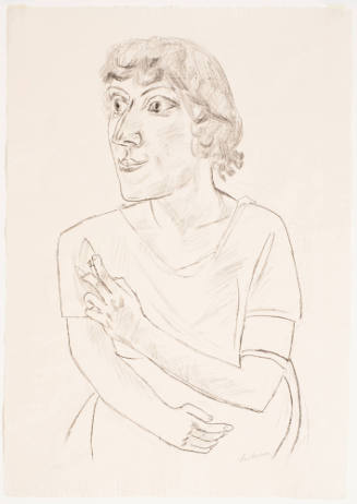 Sarika with a Cigarette (Sarika mit Zigarette)