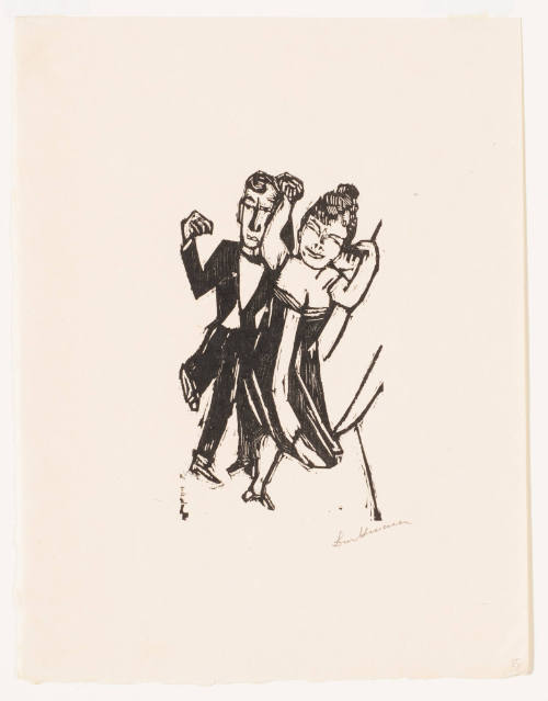Pair of Dancers (small plate)
