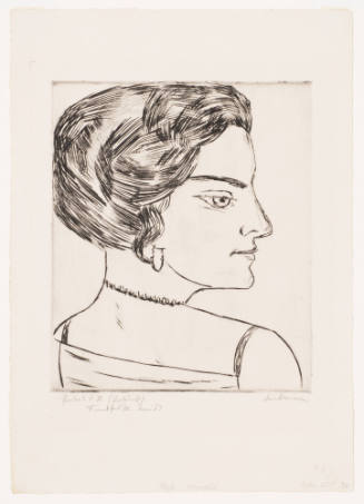 Naila in Profile (Portrait of Frau H.M.)