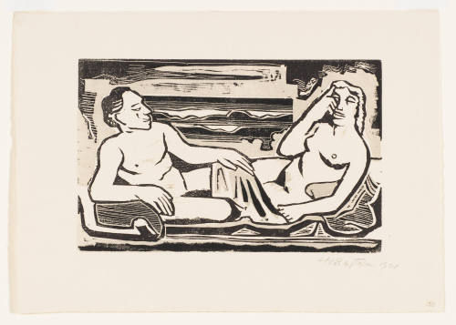 Seated Couple (Sitzendes Paar)