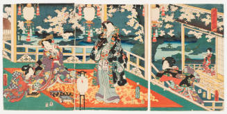 A Memory of Prince Genji or a Night with Flowers