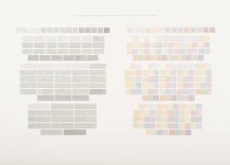 All One-, Two-, Three-, and Four-Part Combinations of Lines in Four Directions and in Four Colors