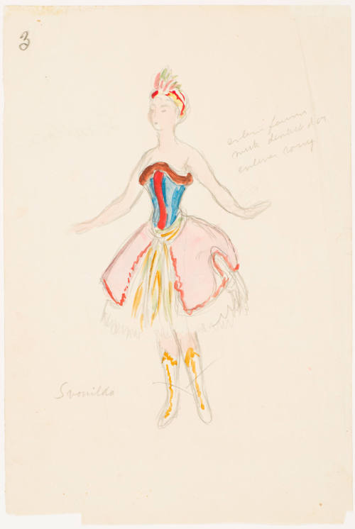 Swanilda for the Ballet "Coppelia" (Act I)