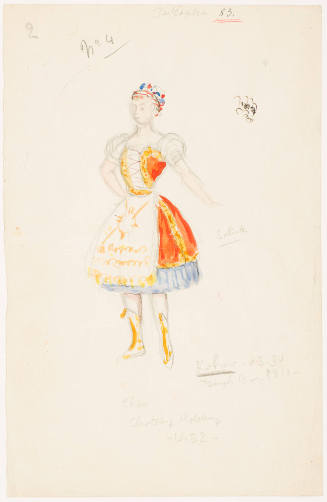 Mazurka Dancer for the Ballet "Coppelia" (Act I)