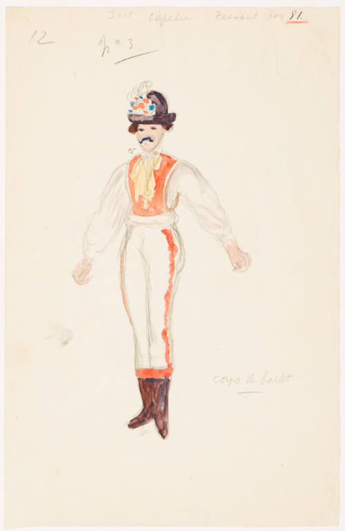 Czardas Dancer (Peasant Boy) for the Ballet "Coppelia" (Act I)