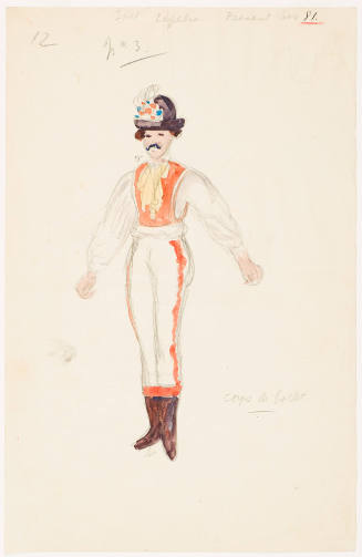 Czardas Dancer (Peasant Boy) for the Ballet "Coppelia" (Act I)