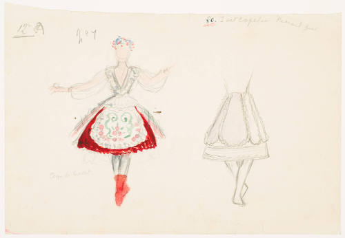 Czardas Dancer (Peasant Girl) for the Ballet "Coppelia" (Act I)