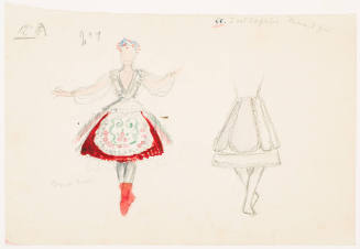 Czardas Dancer (Peasant Girl) for the Ballet "Coppelia" (Act I)