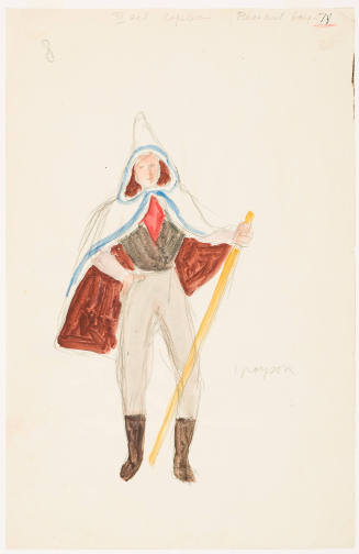 Peasant Boy for the Ballet "Coppelia" (Possibly Never Used)