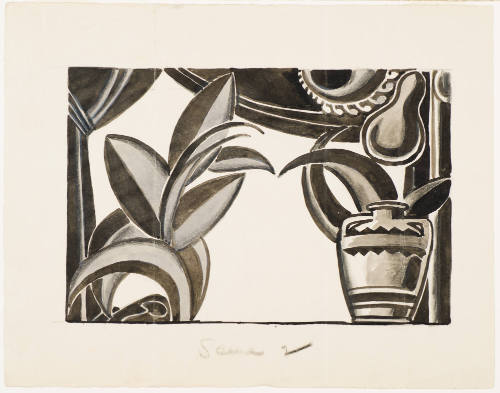Nightclub Backdrop for the Ballet "The New Yorker" (Scene II)