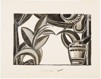 Nightclub Backdrop for the Ballet "The New Yorker" (Scene II)