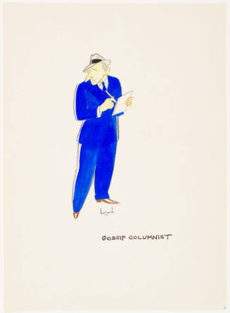 Gossip Columnist from the Ballet "The New Yorker" (Scene III)