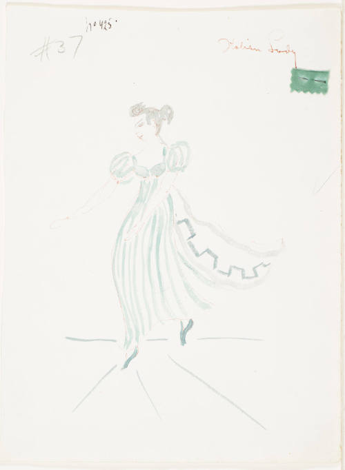 Murat's Ambassador's Wife from the Ballet "Vienna 1814"