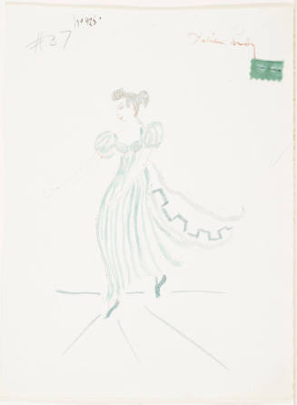 Murat's Ambassador's Wife from the Ballet "Vienna 1814"