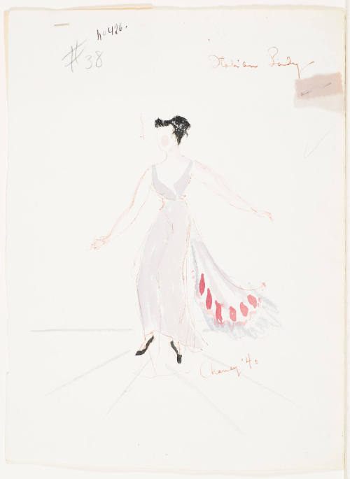 Murat's Ambassador's Wife from the Ballet "Vienna 1814"