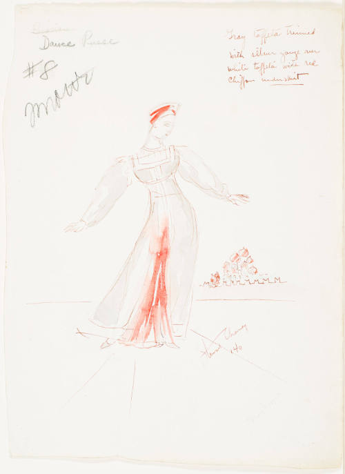 Russian Dancer for the Ballet "Vienna 1814"