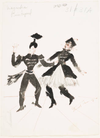 Mazurka Dancers from the Ballet "Vienna 1814"