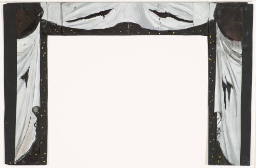 Curtain Design for the Ballet "Devil's Holiday" (Diable S'Amuse)