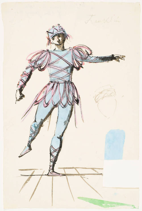 Young Lover for the Ballet “Devil’s Holiday” (Diable S’Amuse) (Scene III)