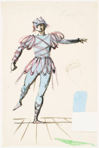 Young Lover for the Ballet “Devil’s Holiday” (Diable S’Amuse) (Scene III)