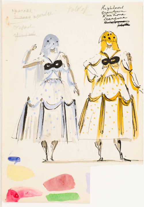 Carnival Guests for the Ballet “Devil’s Holiday” (Diable S’Amuse) (Scene III)
